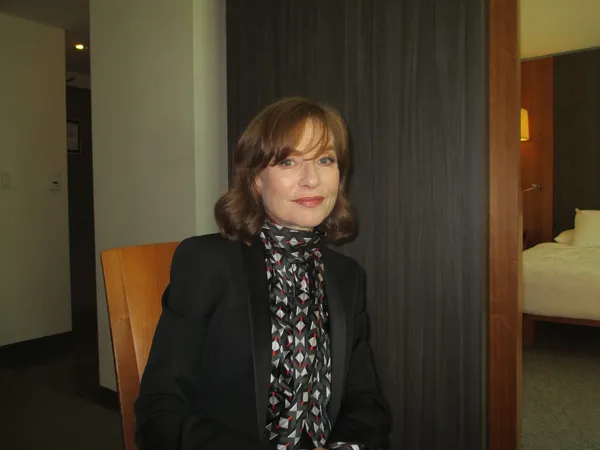 Isabelle Huppert on the costumes chosen by Delphine Caposella for Madame Hyde: "I love them!"